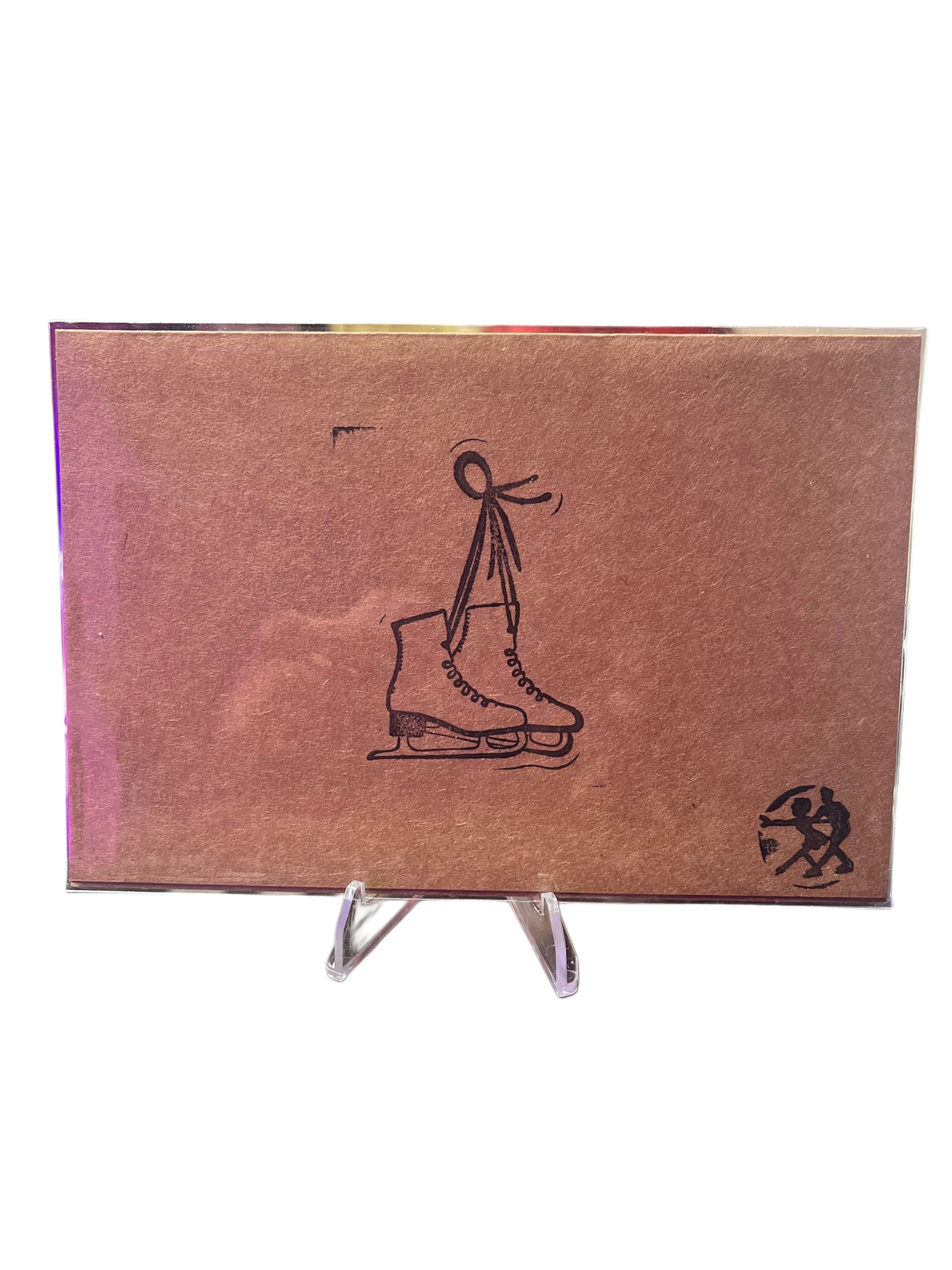 Ice Skate greeting cards