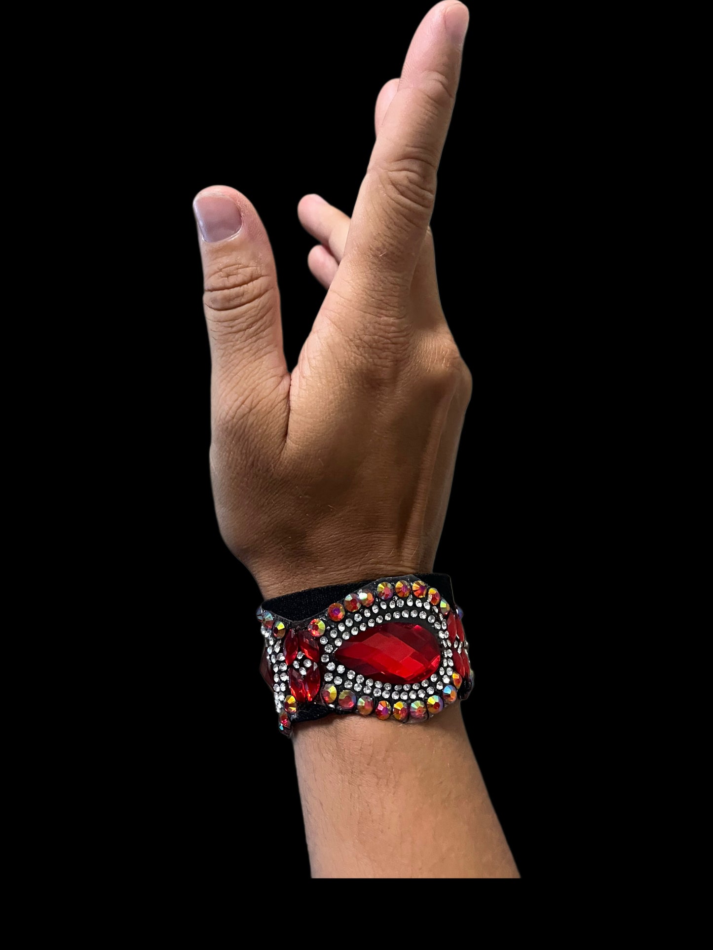 Red Sequence Bracelet
