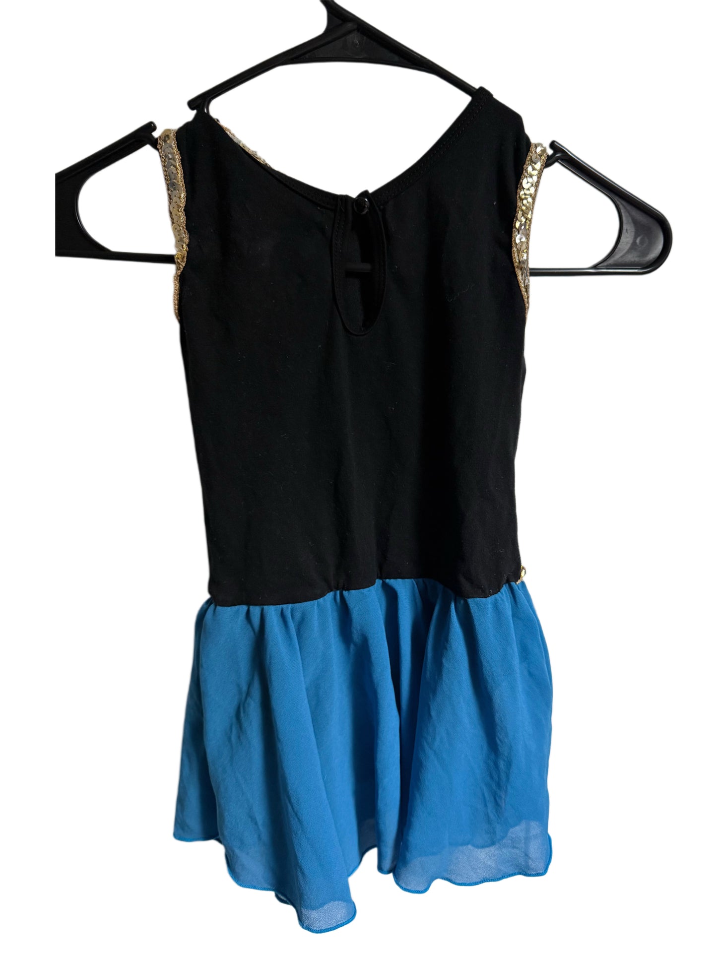 “Ana Frozen” themed dress Child’s 6/7 - Rent Only