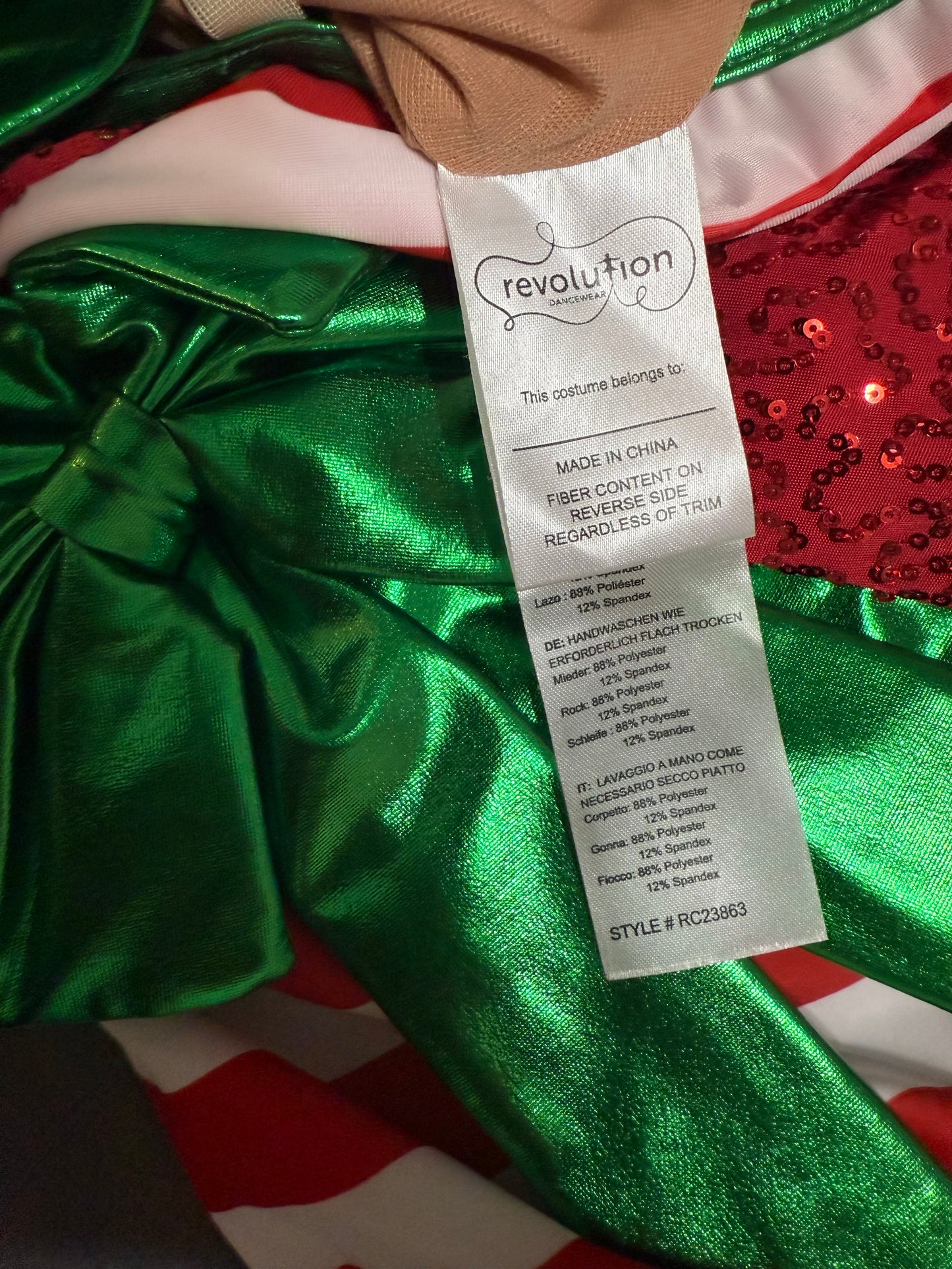 Holiday Skating Dress Kids 3 - Rent Only
