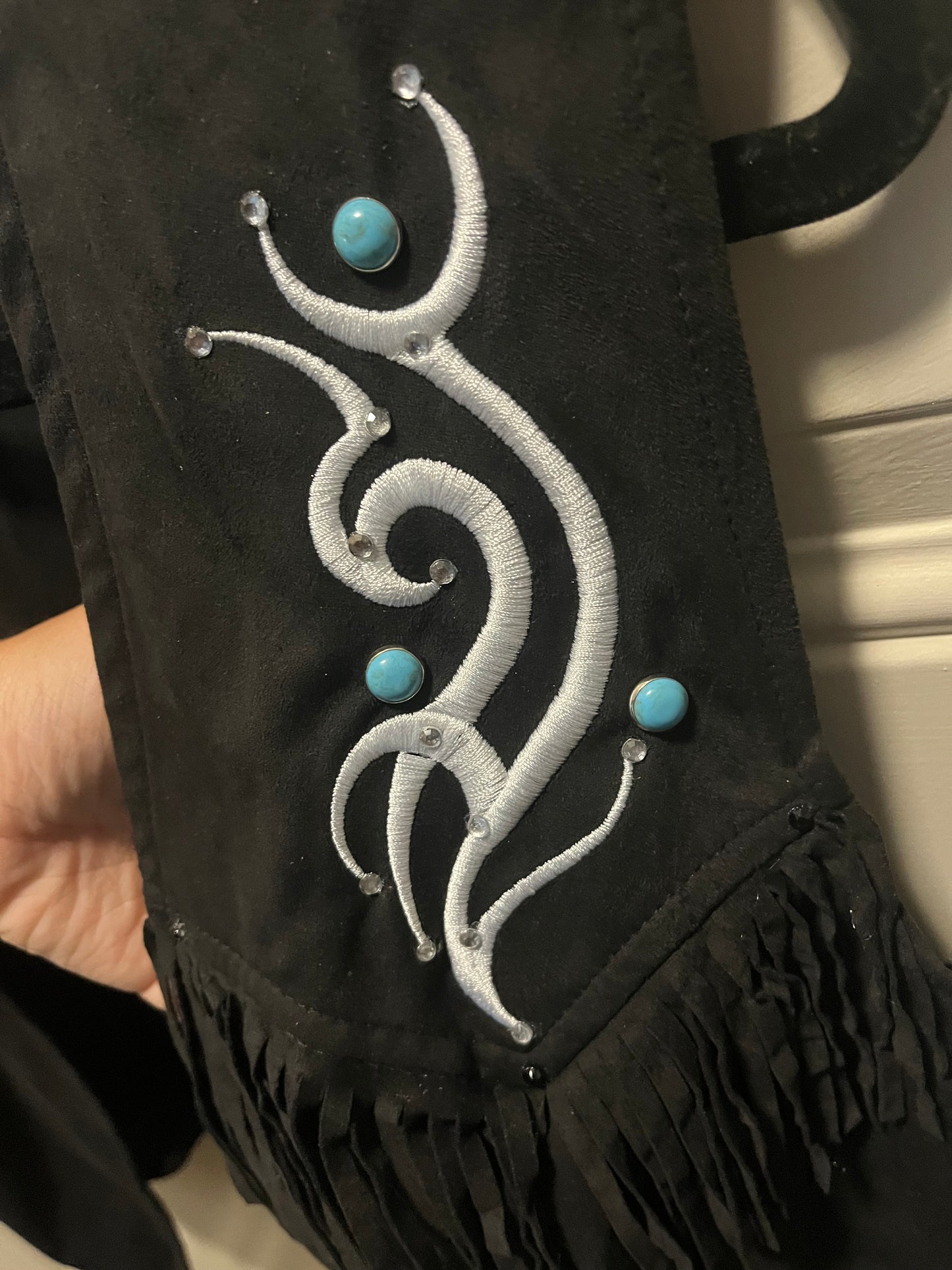 Western Vest Rhinestoned Adult L/XL *RENT*
