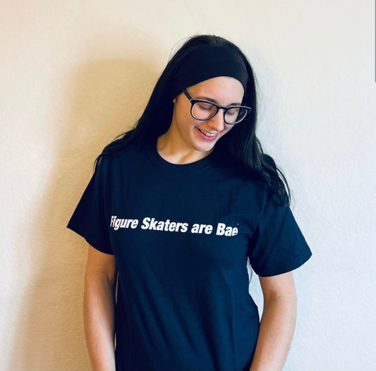 Figure Skating Tee - Navy - AS