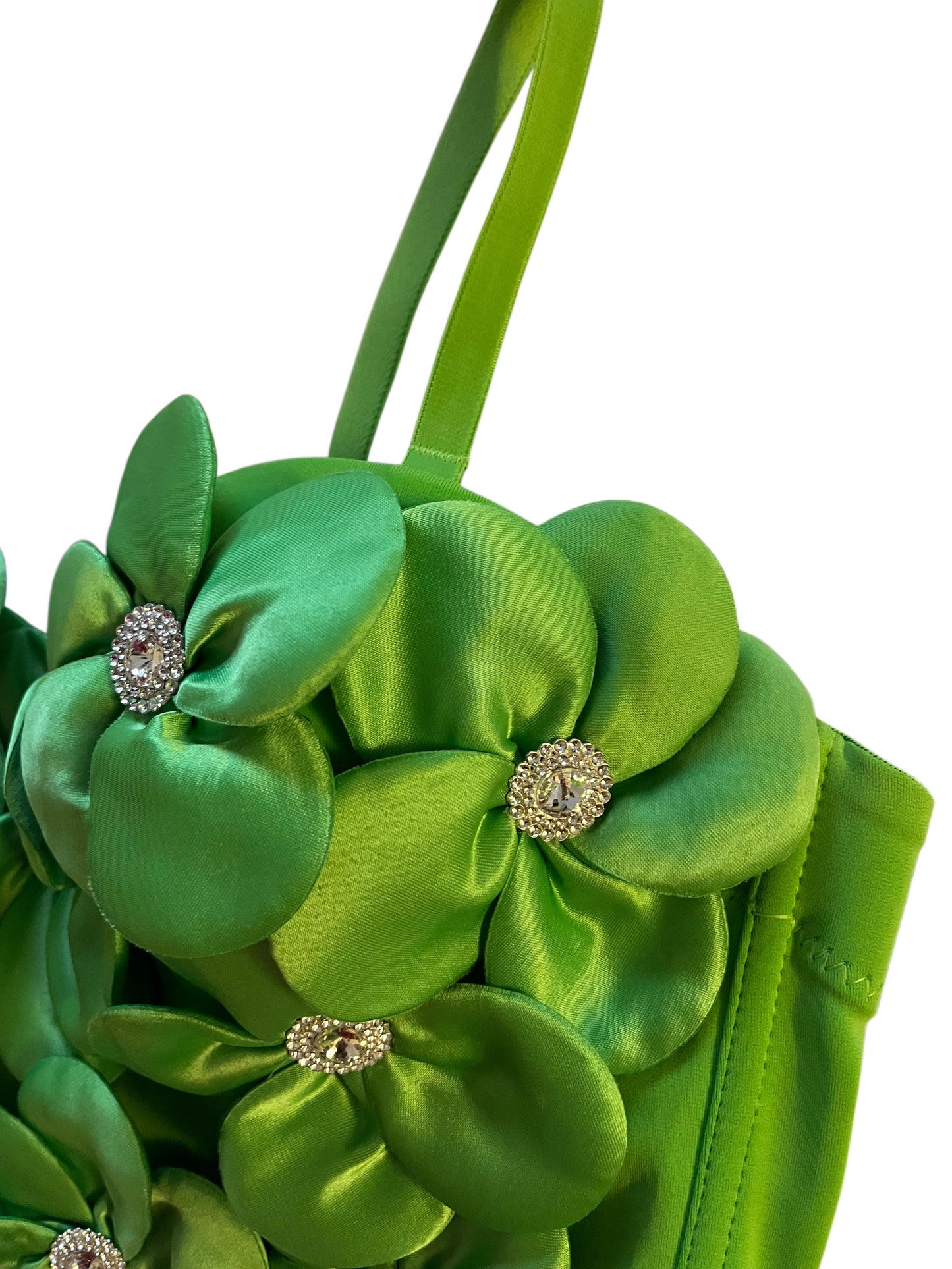 Green Flower Crop Top - RENT ONLY