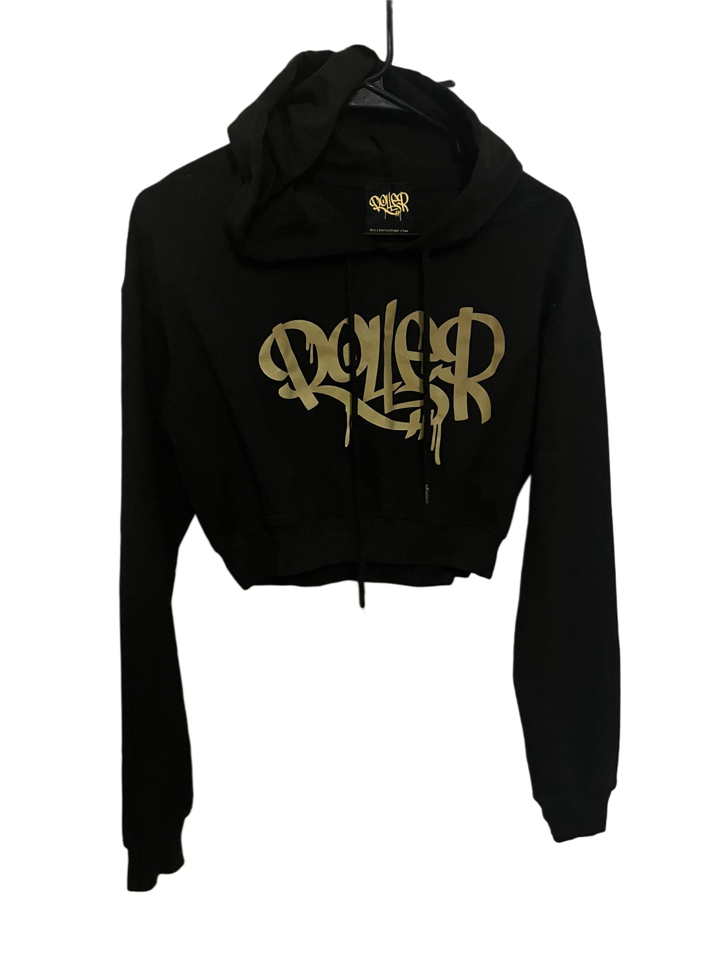 Roller Couture crop-top hoodie- AS/M