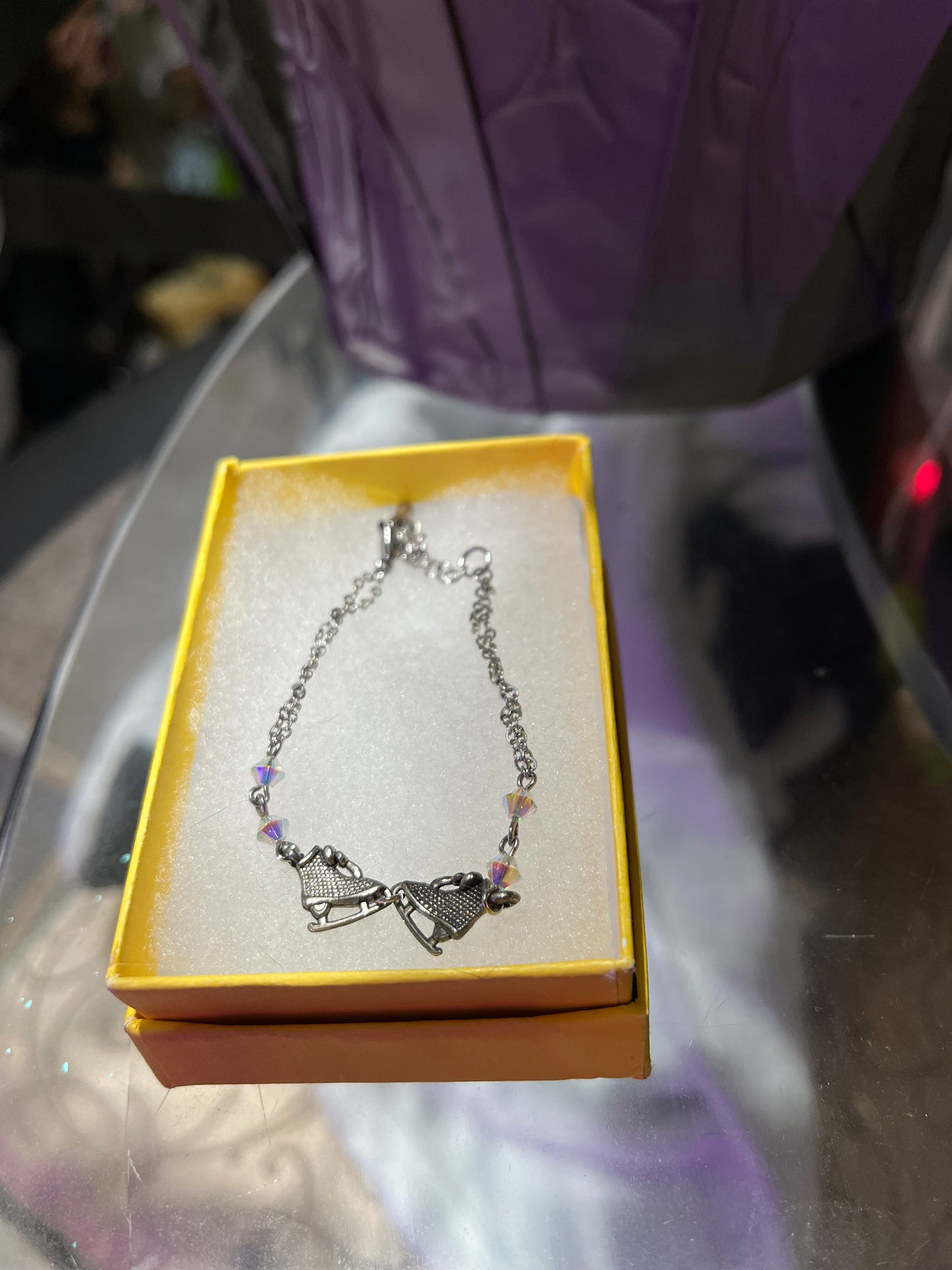 Ice Skate Bracelet