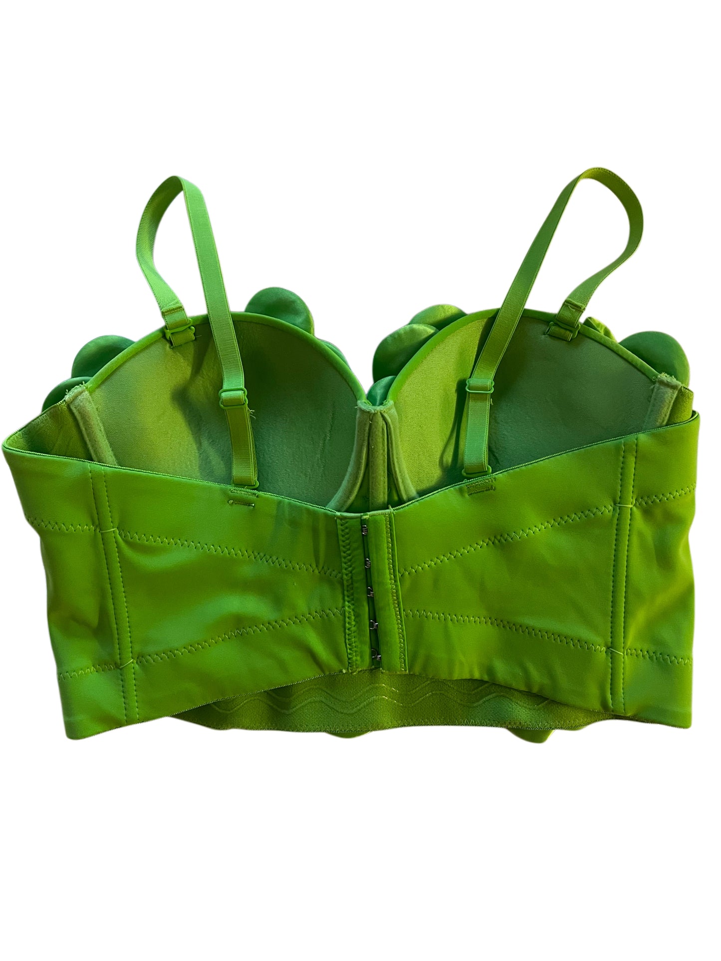 Green Flower Crop Top - RENT ONLY