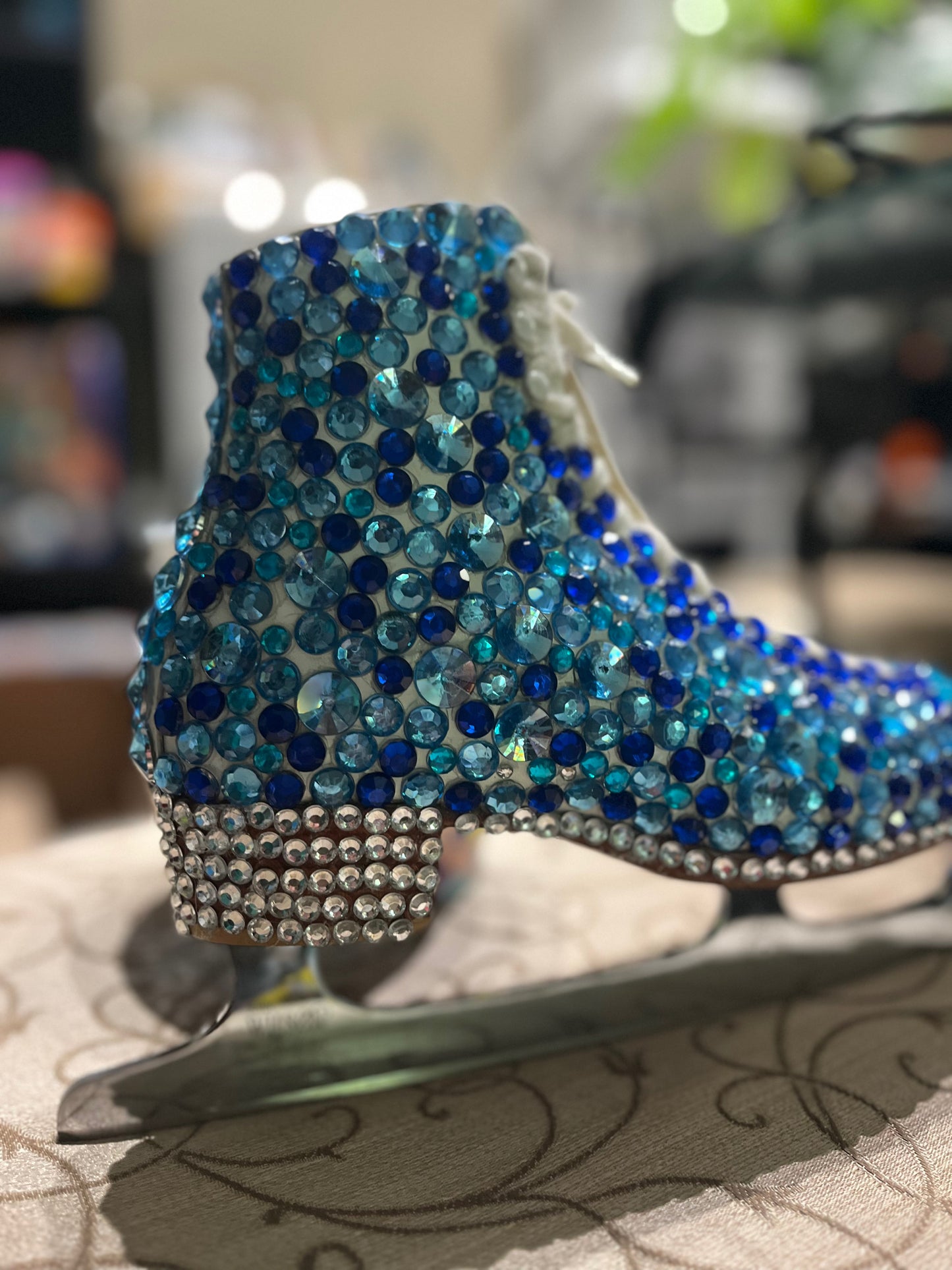 Decorative Rhinestone Skate