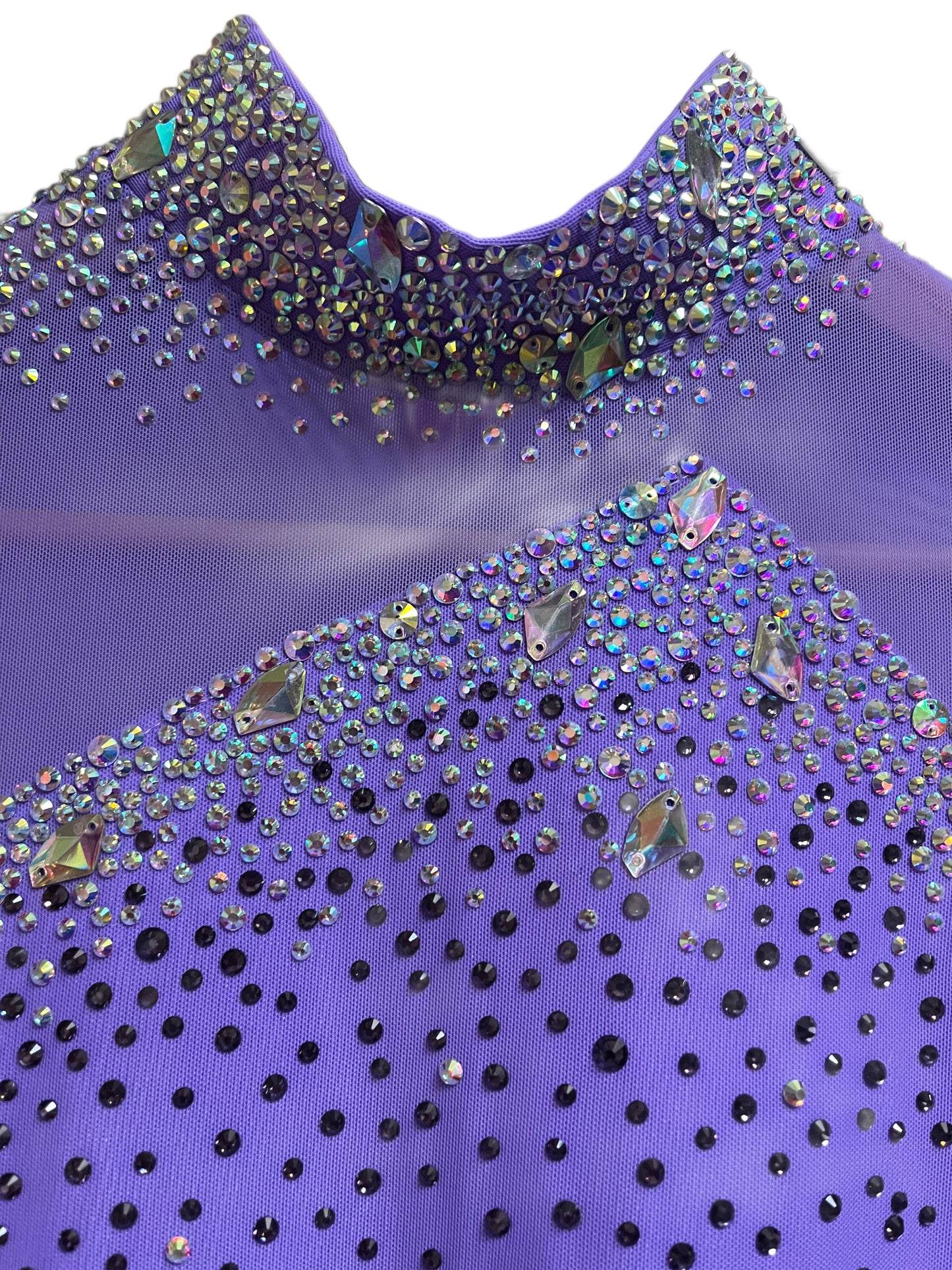 Girl’s Lavender Rhinestoned Dress 10-12 Size - RENT ONLY ￼