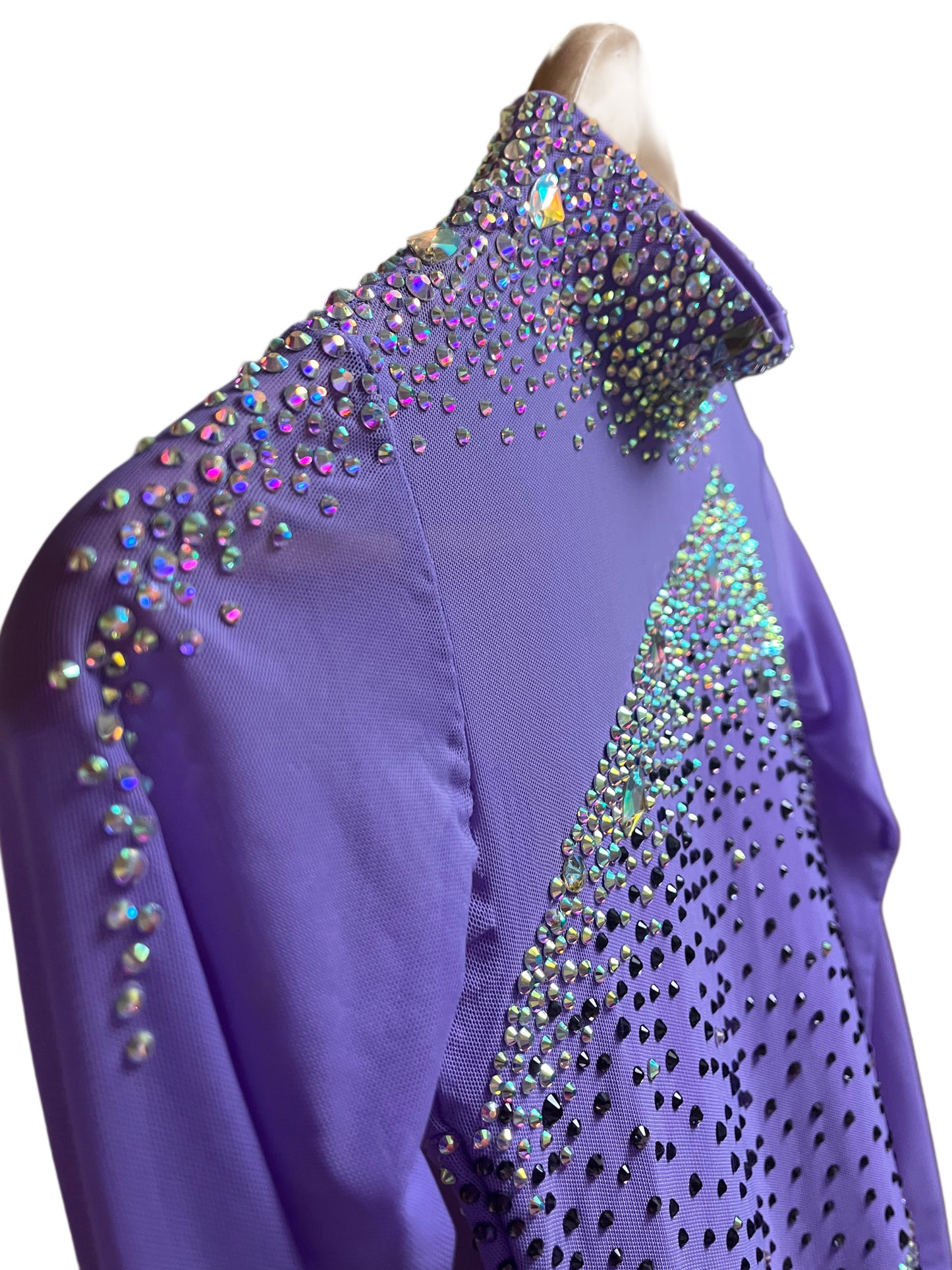 Girl’s Lavender Rhinestoned Dress 10-12 Size - RENT ONLY ￼