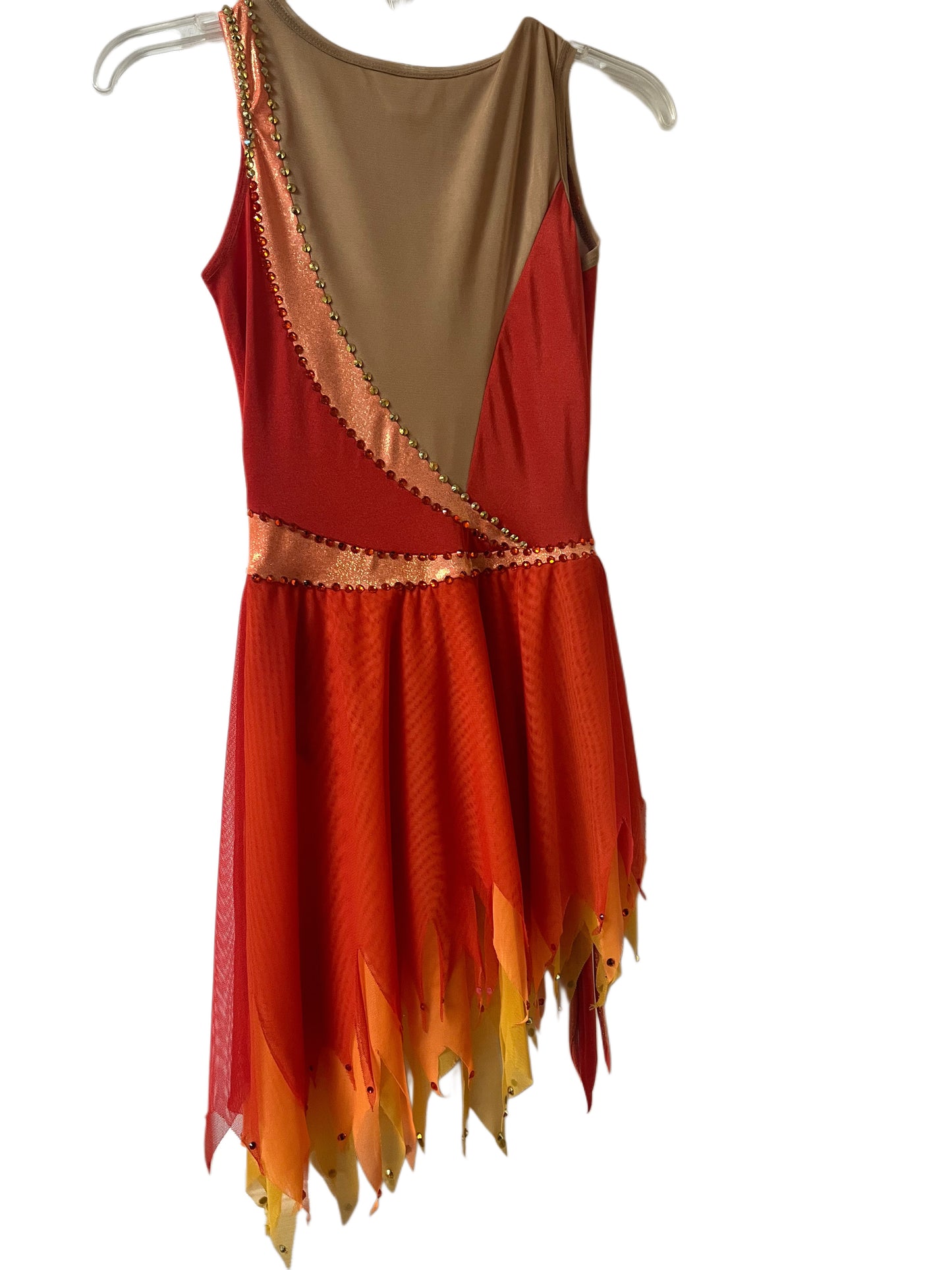 Fire Themed Dress AXS RENT ONLY