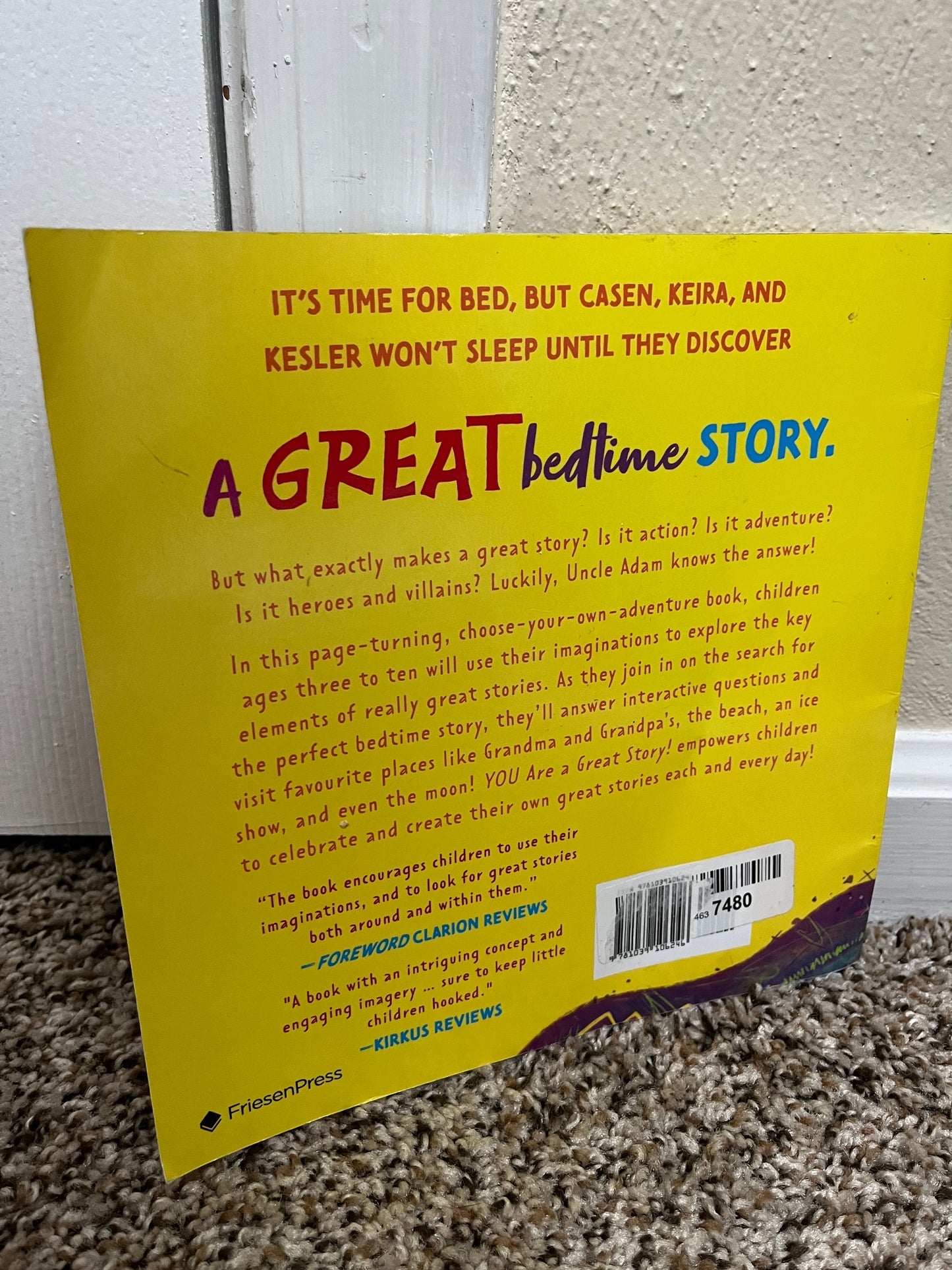 “You Are a Great Story” kids book