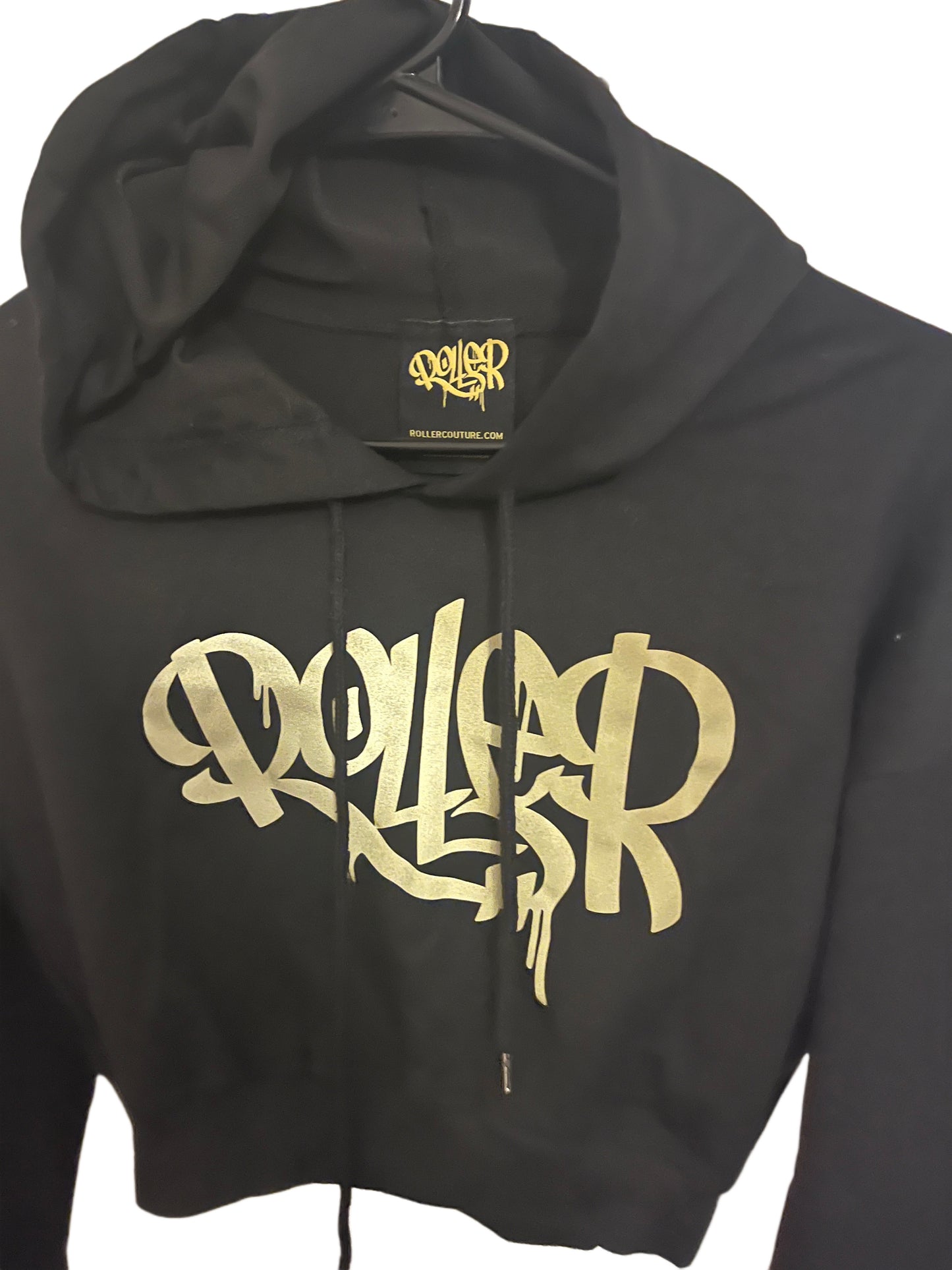 Roller Couture crop-top hoodie- AS/M