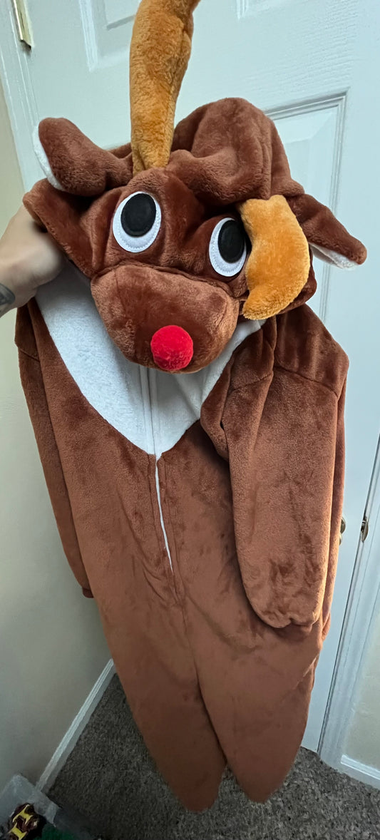 Reindeer Onesie Kids Size - Rent Only  ￼