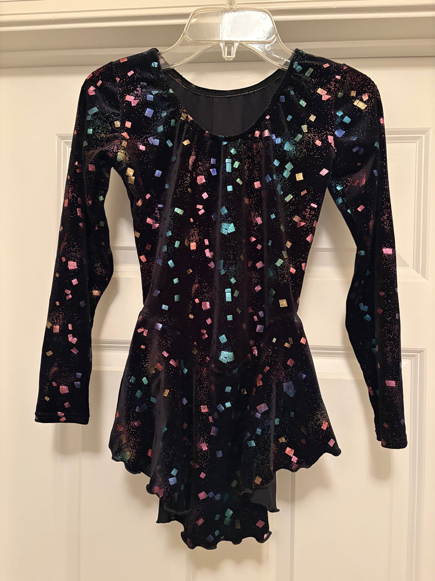 Kids Confetti Velvet Dress- Large- Rent Only ￼