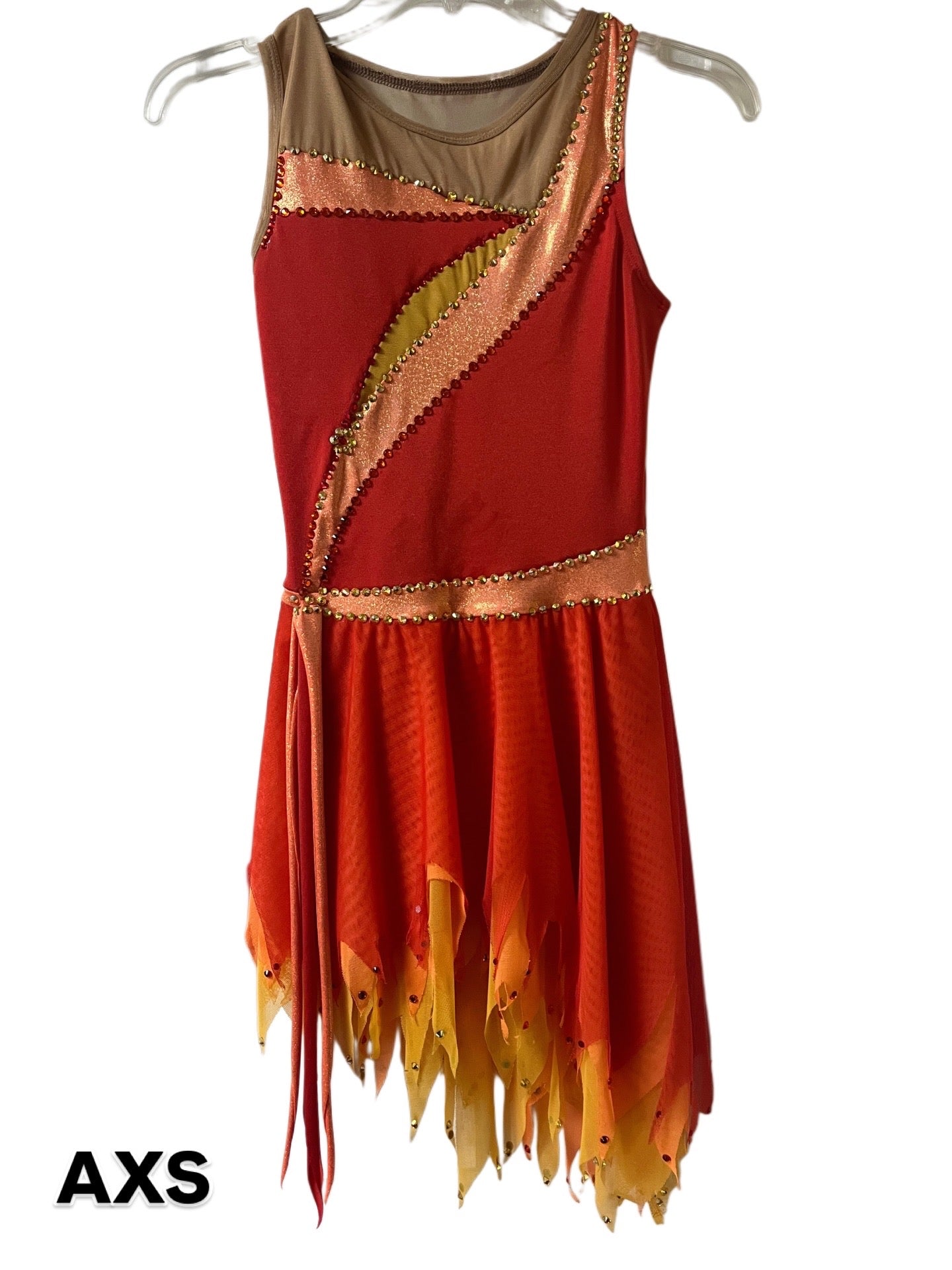 Fire Themed Dress AXS RENT ONLY