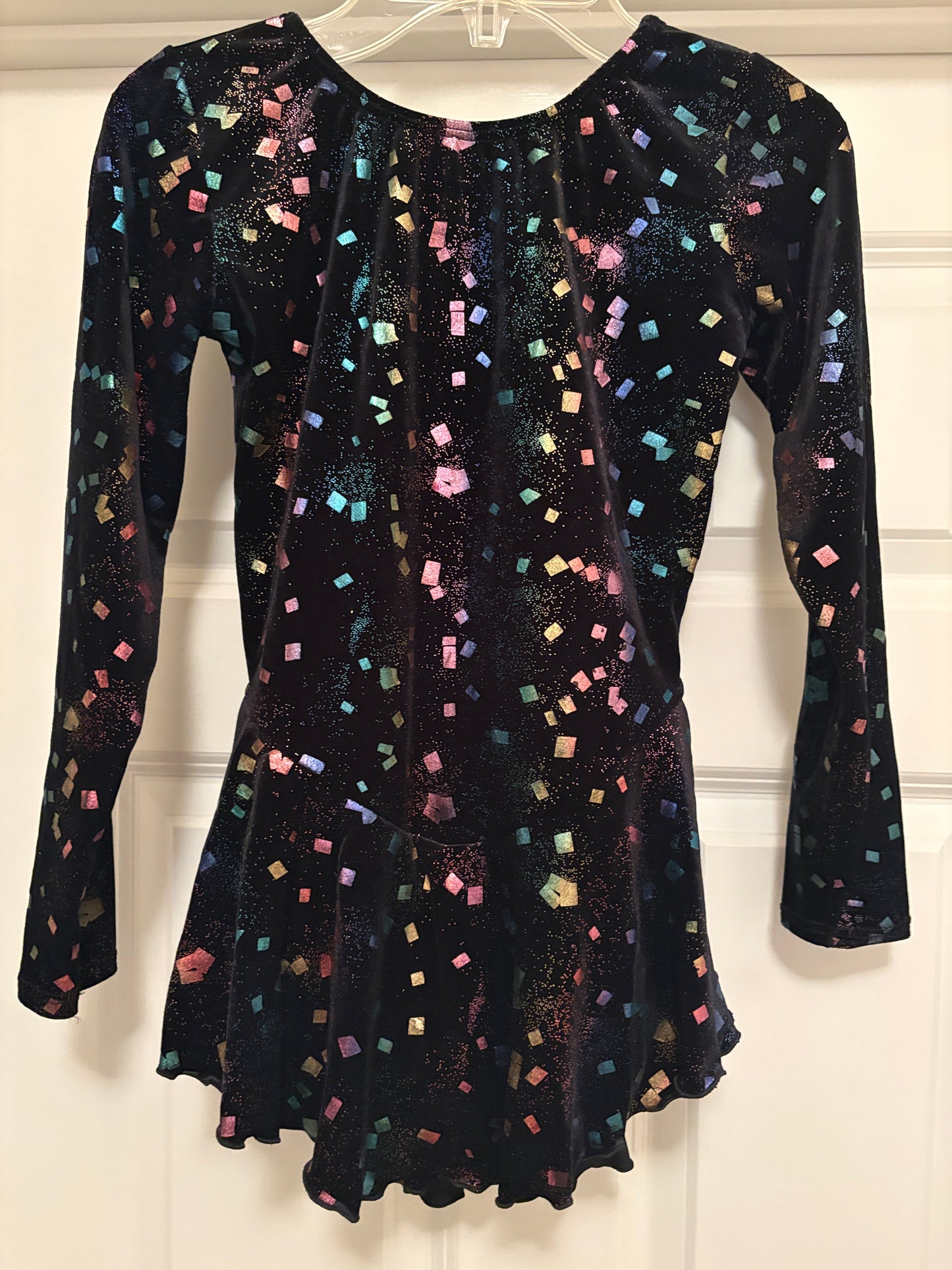 Kids Confetti Velvet Dress- Large- Rent Only ￼