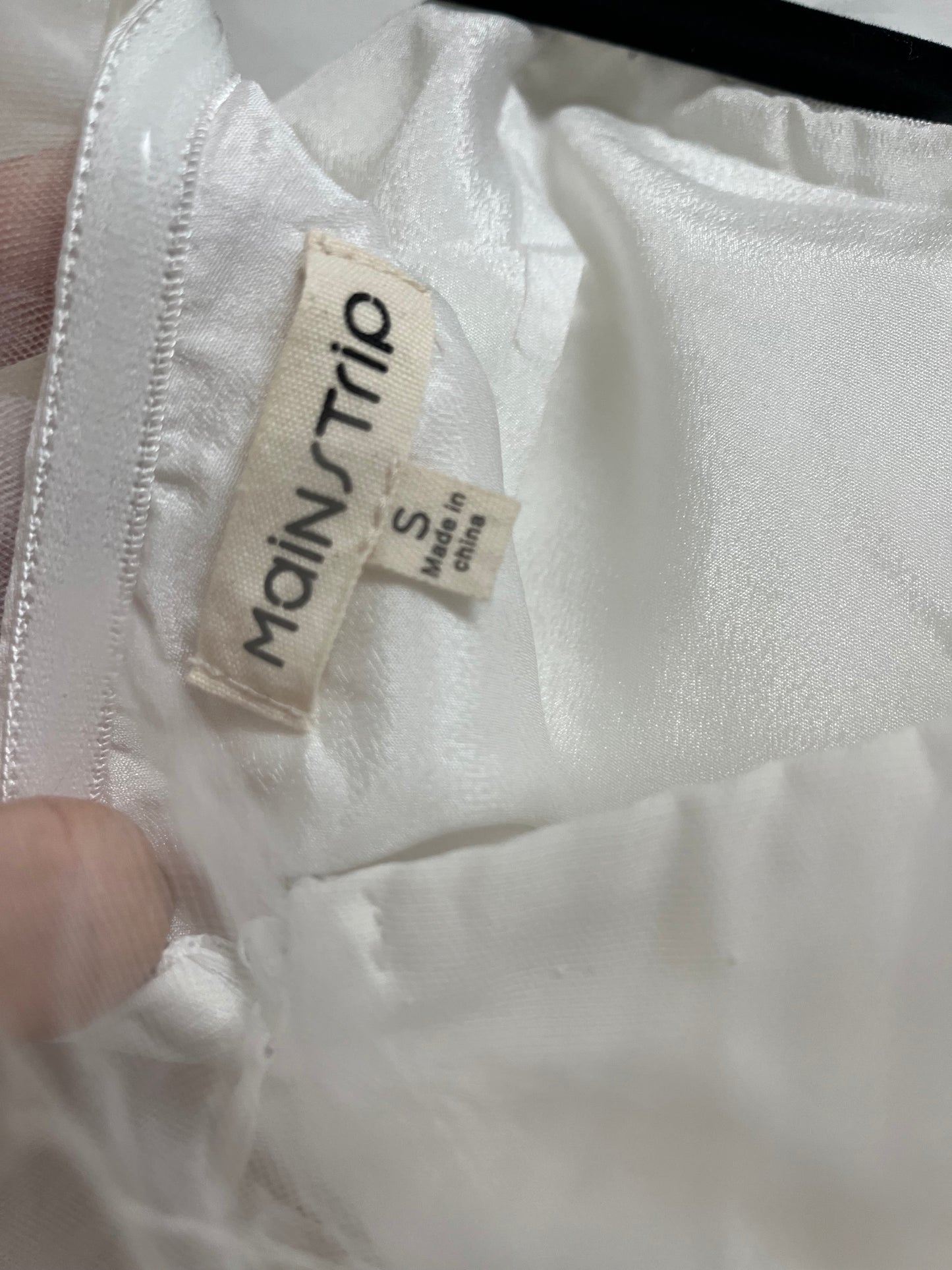 White “Heart Print” Dress - AS - RENT ONLY