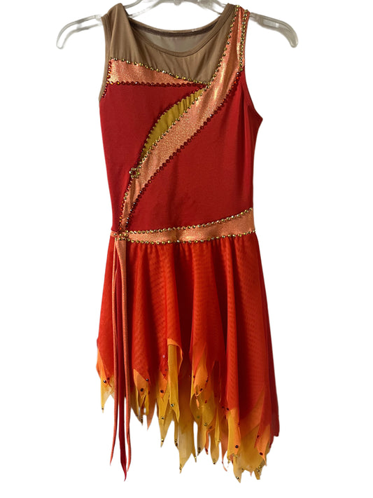 Fire Themed Dress AXS RENT ONLY