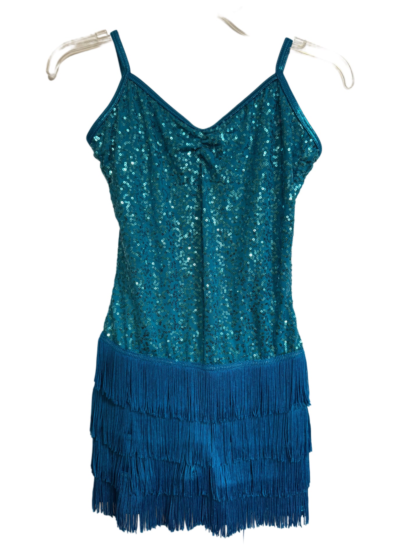 Blue Fringe Dress - AS - Rent Only